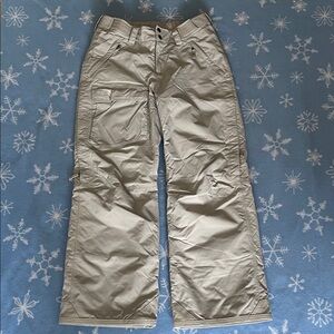 Worn once! The North Face Cream Women's Ski Snow Pants Sz S